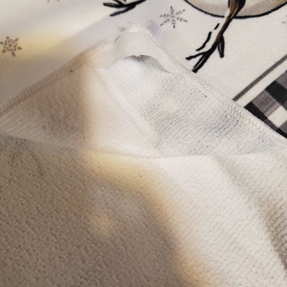 Hello Winter Snowman Tea Towel - Picture 3 of 3
